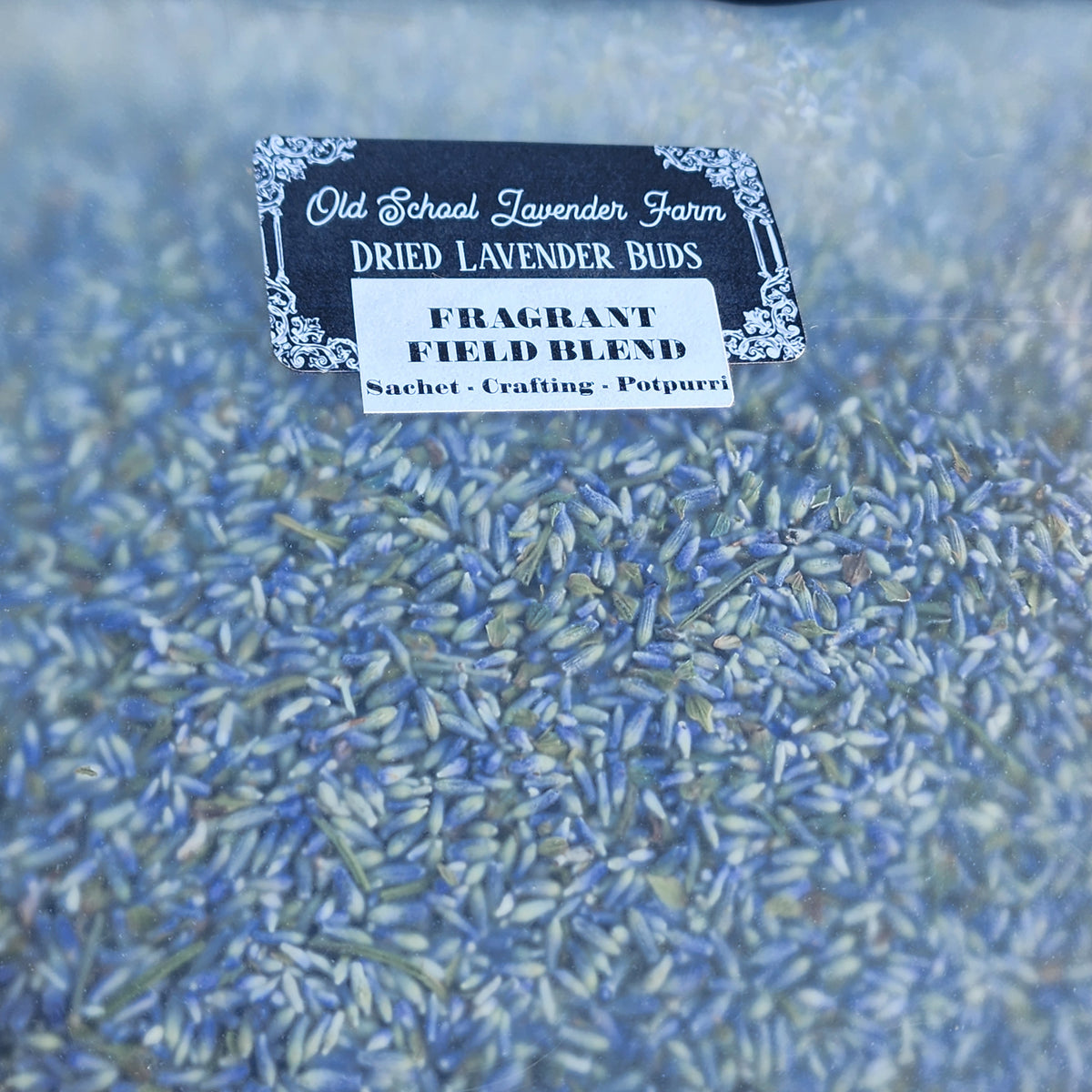 Dried Lavender Bud - Fragrant Field Blend - Aromatherapy Purple Flower Buds 4oz & 1LB Bulk Size
