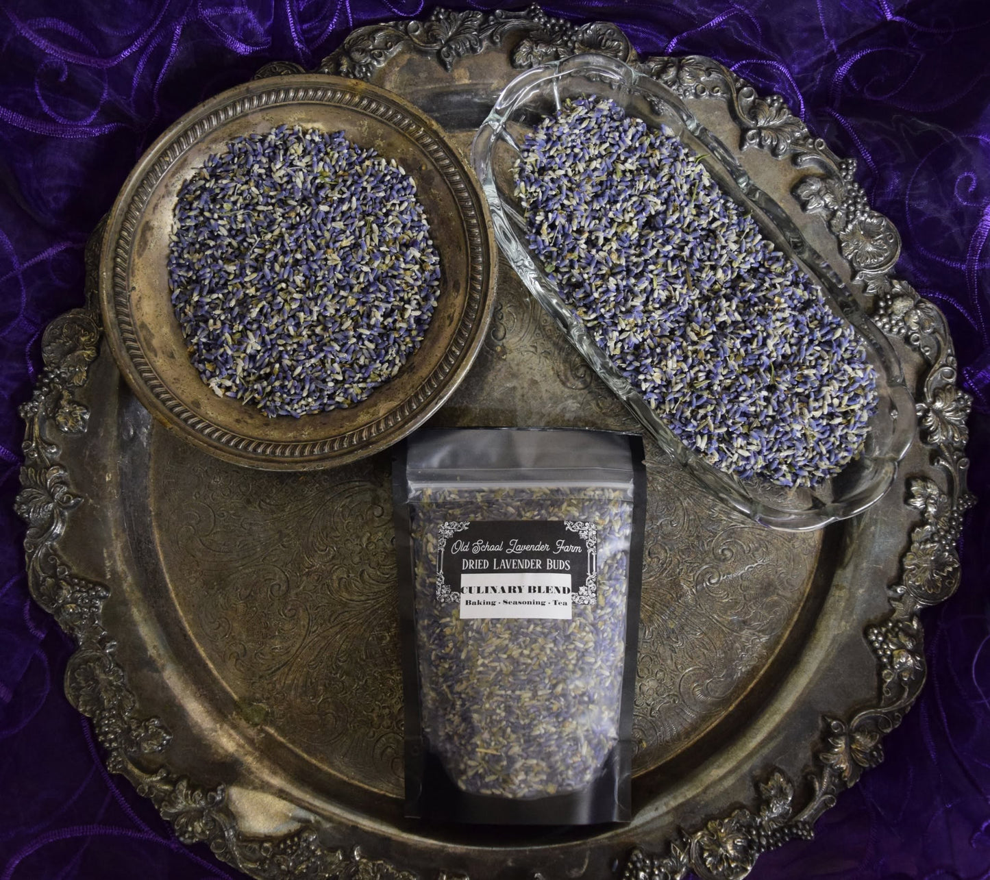 Culinary Lavender Blend for Edible Uses - Food Grade English Lavender Bud