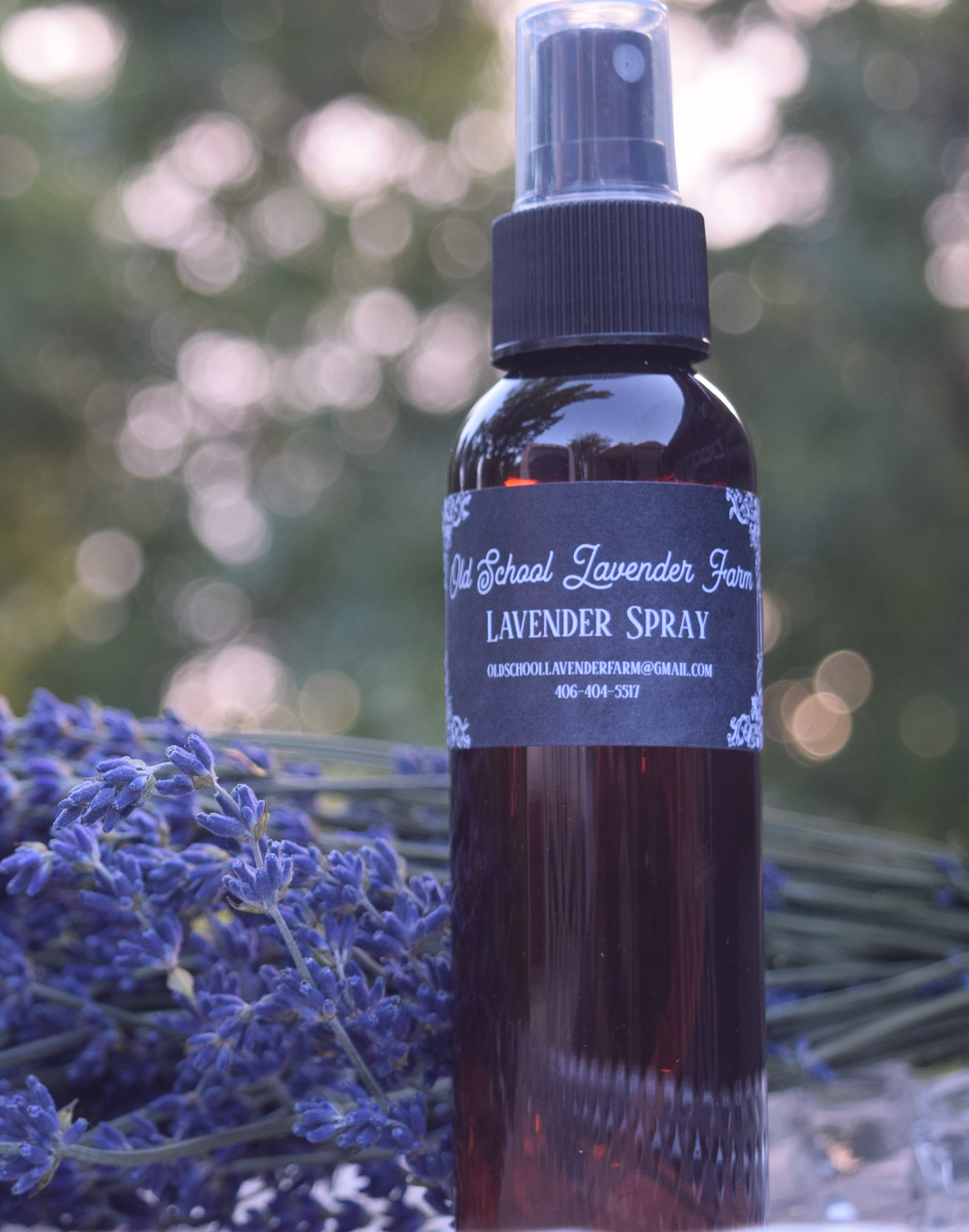 Lavender Spray 4oz Bottle for Room or Pillow Spray or Body Spray All Natural Ingredients Calming Lavender Aromatherapy from Essential Oils